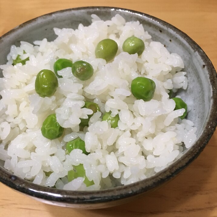 絶品、昆布茶で豆ご飯❣️